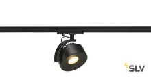 SLV 1002854 1~ KALU TRACK LED 1 Phasen System Leuchte schwarz 3000K inklusive 1 Phasen-Adapter