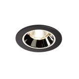 SLV 1003825 NUMINOS DL S LED Einbaustrahler Spot schwarz/chrom 4000K 55°