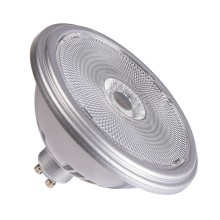 SLV 1005283 QPAR111 GU10, LED Leuchtmittel, Lampe silber 12,5W 4000K CRI90 60°