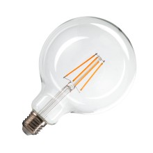 SLV 1005310 G125 E27, LED Leuchtmittel, Lampe transparent 7,5W 2700K CRI90 320°