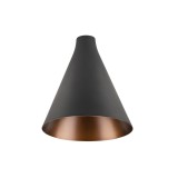 SLV 1007532 LALU CONE 15, Leuchtenschirm, Mix&Match, H:17 cm, schwarz