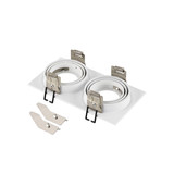SLV NEW TRIA 155, Deckeneinbauring, L: 17 B: 9 H: 4cm, zweiflammig, IP 20, weiß 1008008