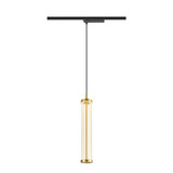 SLV QUIMERA, 1 Pendelleuchte, Pendellänge 150cm, 2700K, PHASE, gebürstet messing 1008042