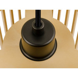 SLV WUD, Pendelleuchte, E27, cylindrical, offenes Kabelende, 1 x max. 60W, schwarz 1008047