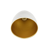 SLV PARA CONE 14, Pendelleuchte für 1 Phasen System, GU10, weiß/gold 1008059