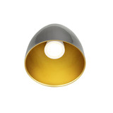 SLV PARA CONE 14, Pendelleuchte für 3 Phasen System, GU10, schwarz/gold 1008061