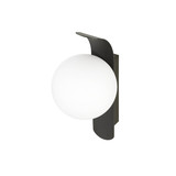 SLV SUN, Wandaufbauleuchte, rund, 1x max. 40W, LED-Leuchtmittel, G9, PHASE, schwarz 1008124