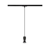 SLV PURI 2.0 Basic, 1 Pendelleuchte, GU10, Pendellänge 200cm, 1x max. 6W, schwarz 1008207