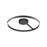 SLV ONE, Wand- und Deckenaufbauleuchte, rund, 2700/3000K, 23W, PHASE, 130°, schwarz 1008550