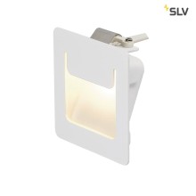 SLV 151950 DOWNUNDER PUR Einbauleuchte eckig weiss 3,6W LED warmweiss 80x80mm