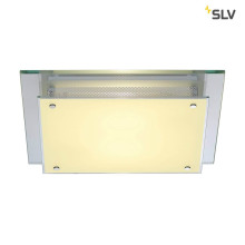 SLV 155180 GLASSA SQUARE E27 Deckenleuchte eckig 2xE27 max. 2x60W