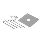 SLV 231849 Betonanker-Set für BENDO aluminium