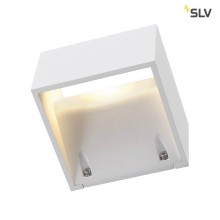 SLV 232101 LOGS WALL Wandleuchte eckig weiss 6W LED warmweiss