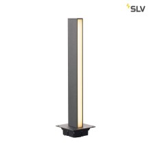 SLV 232185 H-POL Wege- und Standleuchte zweiflammig LED 3000K anthrazit L B H 16,5 16,5 66 cm