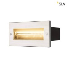 SLV 233660 BRICK Outdoor Wandeinbauleuchte LED 3000K edelstahl 230V IP67 850Lm 10W