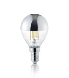 Trio Birne LED Lampe E14 4W ⌀4,5cm Chrom warmweiss wie 36w