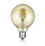 Trio Globe LED Lampe E27 8W ⌀12,5cm dimmbar Amber warmweiss wie 60w
