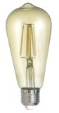 Trio Kolben LED Lampe E27 6W ⌀6,4cm Amber warmweiss wie 36w