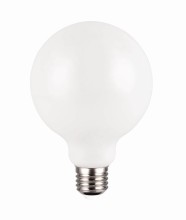 Trio Globe LED Lampe E27  9W ⌀9,5cm dimmbar Weiß warmweiss