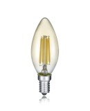 Trio Kerze LED Lampe E14  4W ⌀3,5cm Amber warmweiss wie 40w