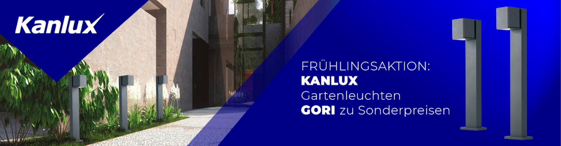 Gartenleuchten Aktion: Kanlux Gori Stehleuchten im Sale